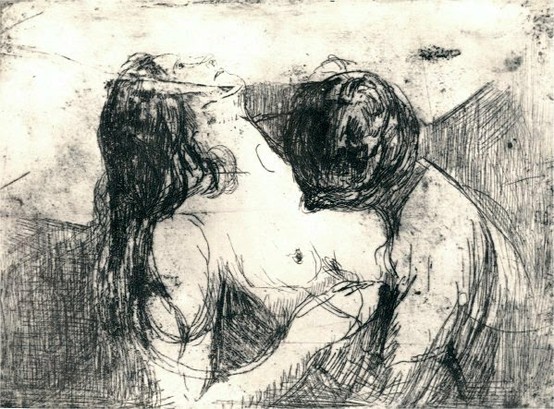 Photo:  Edvard Munch, Bite